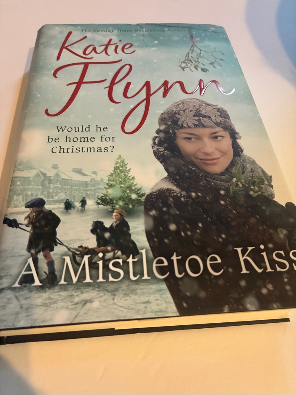 A Mistletoe Kiss Hardcover Katie Flynn Hardcover like new